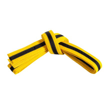 Load image into Gallery viewer, Martial Arts Belt with Base Colour and Black Stripe