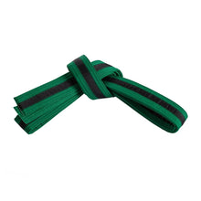 Load image into Gallery viewer, Martial Arts Belt with Base Colour and Black Stripe