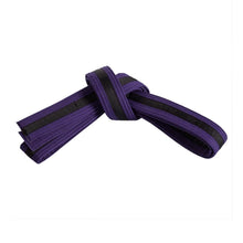 Load image into Gallery viewer, Martial Arts Belt with Base Colour and Black Stripe