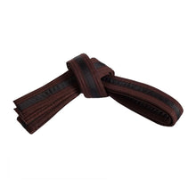 Load image into Gallery viewer, Martial Arts Belt with Base Colour and Black Stripe