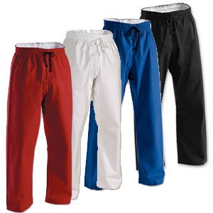 Elastic Waist Martial Arts Pants (100% 8oz cotton)
