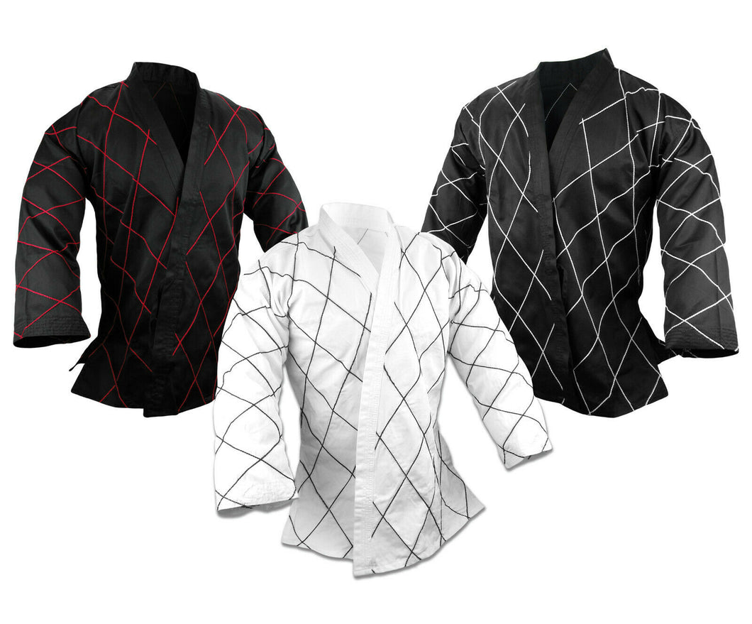 Diamond Pattern Jacket (100% Cotton 12oz)