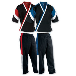 Traditional Tricolour Team Martial Arts Uniform (7oz)