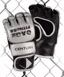 Century Cage Fitness Gloves Silver/Black
