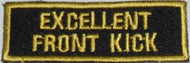 Excellent Front Kick Badge