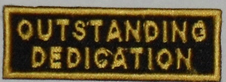 Outstanding Dedication Badge