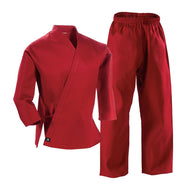 Red Cross Over Martial Arts Uniform